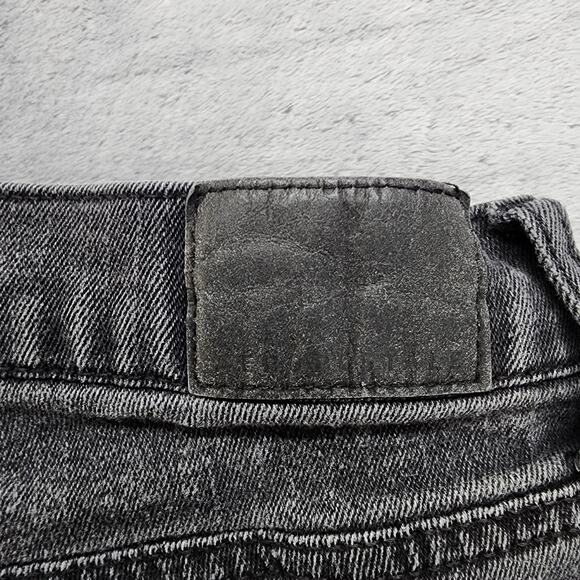 Aeropostale Shorts Womens 00 Faded Black Aero Cheeky Short Ripped Distressed - Picture 3 of 12